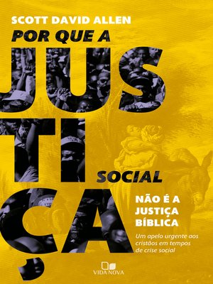 cover image of Por que a justiça social não é a justiça bíblica